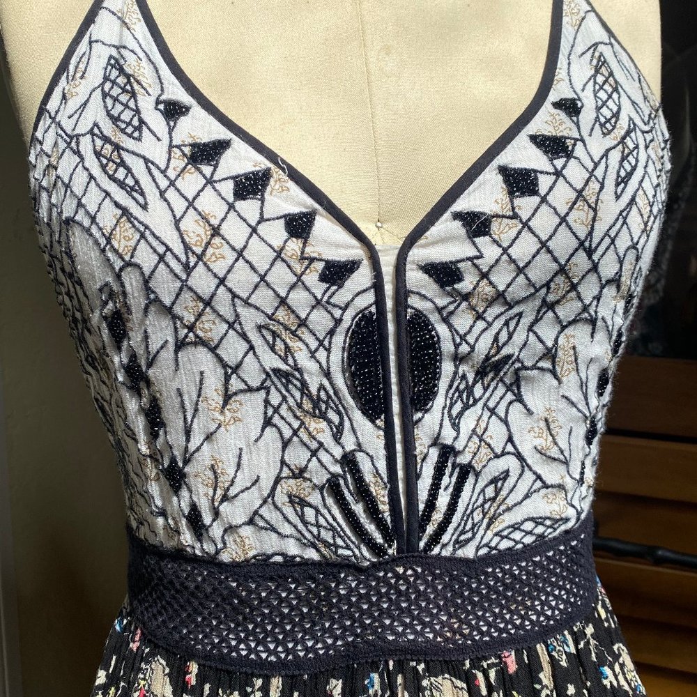 Hand Beaded Boho Dress